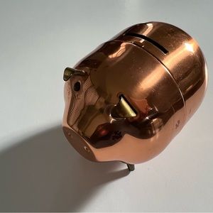 MCM Copper piggy bank